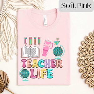 1st Day of School Teacher Shirt New Teacher Tee Cute Teacher Gift Teacher Appreciation Gift Back to School Tshirt Trendy Teacher Shirt