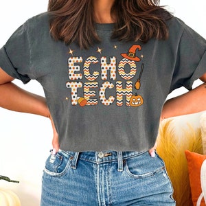 Echo Tech Halloween Shirt Echocardiography Halloween Sweatshirt Gift for EchoTech for Halloween Echocardiographer Halloween Crewneck Gifts
