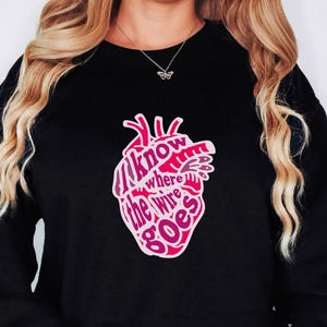 Cardiac Nurse Sweatshirt, Cardiac Nurse Shirt, Cath Lab Nurse Crewneck, CVICU Nurse Pullover Cardiology Anatomical Heart Shirt Nurse Week