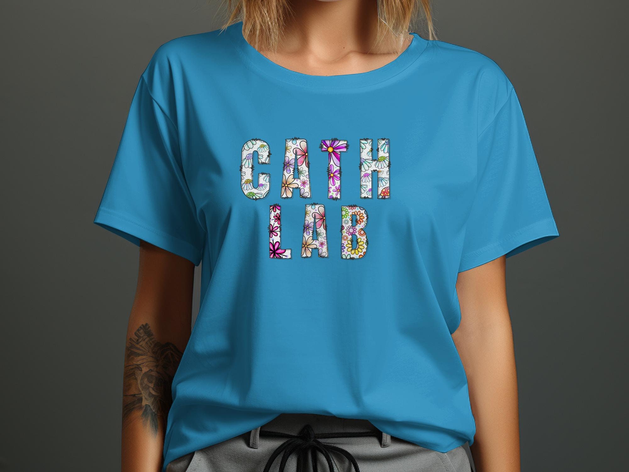 Cath Lab Watercolor Tshirt Cath Lab Shirt Cath Lab Gifts Etsy