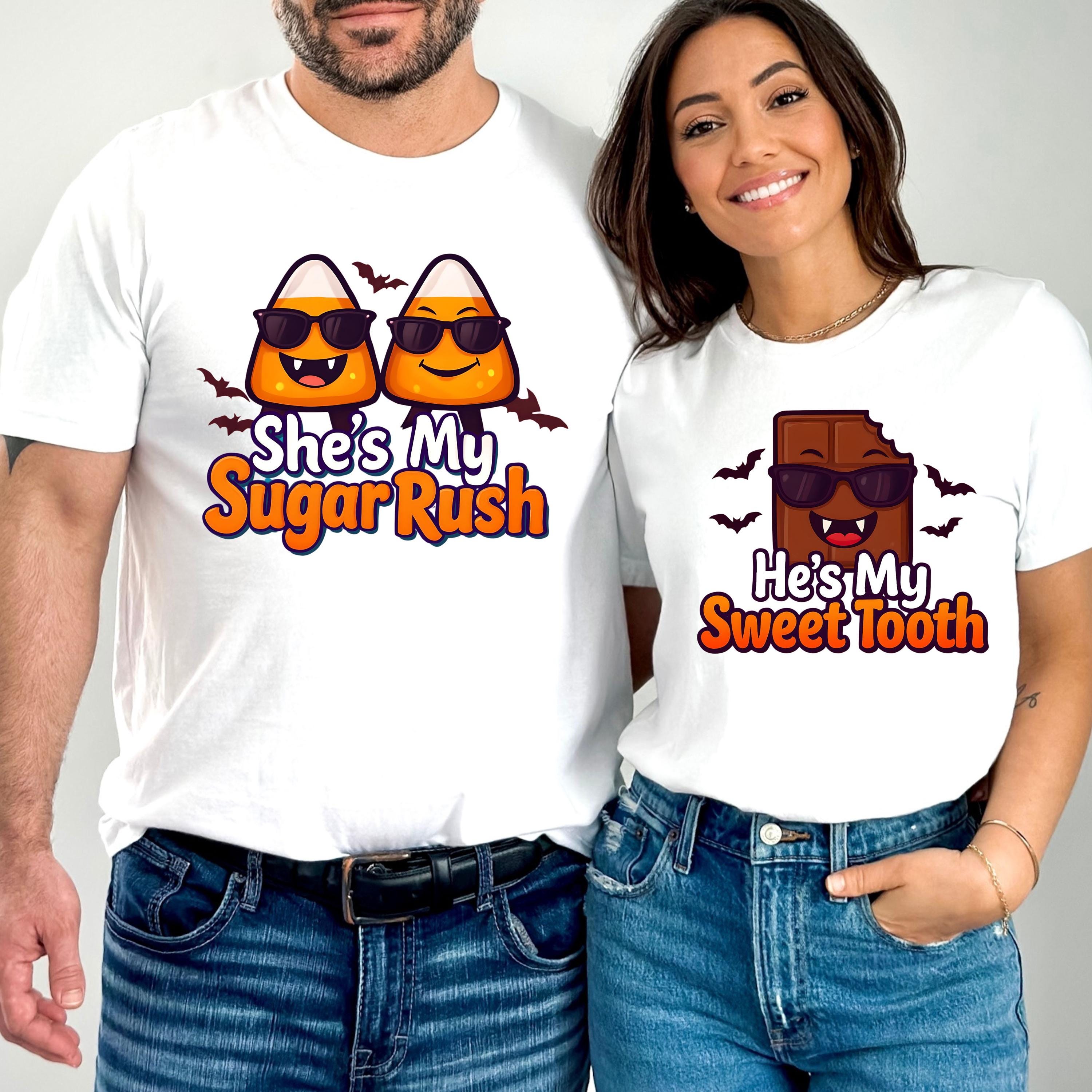 Halloween Couple Shirt, Matching Halloween Couples TShirt, Funny Halloween Costume for Couples, Halloween Party Outfit for Trick or Treat