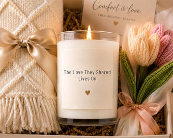 Sympathy Gift Box | Memorial Candle | Bereavement Care Package | Thinking of You Gift