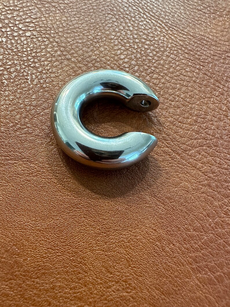 00g Prince Albert Captive Bead Ring Spring Action Large Gauge Prince