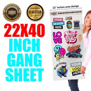 DTF Transfer, Custom DTF Print, Custom Gang Sheet, DTF Print Shirt, Custom Heat Transfer, Bulk Dtf Transfer, Wholesale Dtf Print, 22X50 Inch