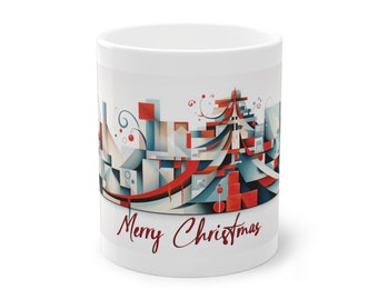 Coffee Mug | Christmas Mug | Illustrative | Housewarming gift | Perfect gift | Special mug | Coffee lovers | Birthday gift