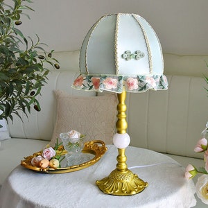 Handmade LampShade With Fringes-Victorian Lampshade Only-Luxury Ceiling Pendent-Custom LampShade-Vintage Style Lampshade-Lampshade For Table