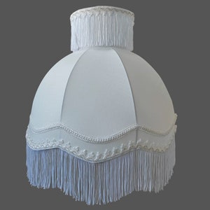 Handmade LampShade With Fringes-Victorian Lampshade Only-Lampshade with tassles-Luxury Ceiling Pendent-Vintage Style Lampshade-Lampshades