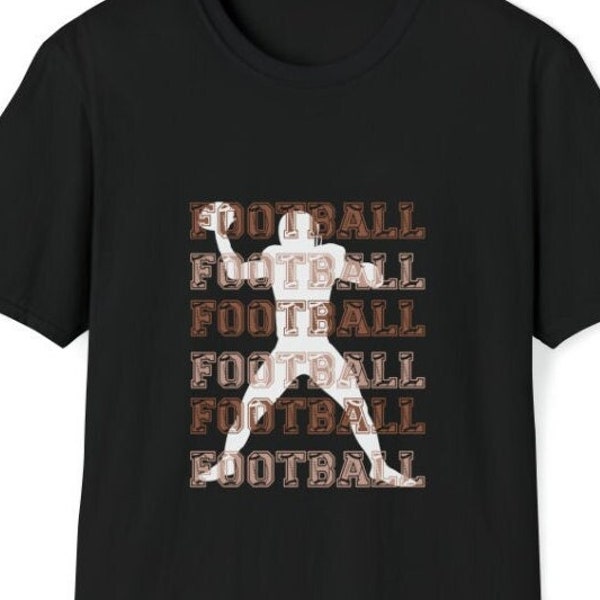 FOOTBALL, T-shirt, Unisex Adult Clothing, Popular right now, gift for him, gift, Tops & Tees, Gift for Dad, Gift for guy, Gift for mom