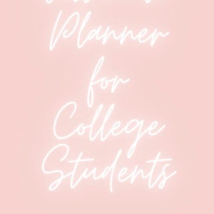 Ultimate Planner for College Students