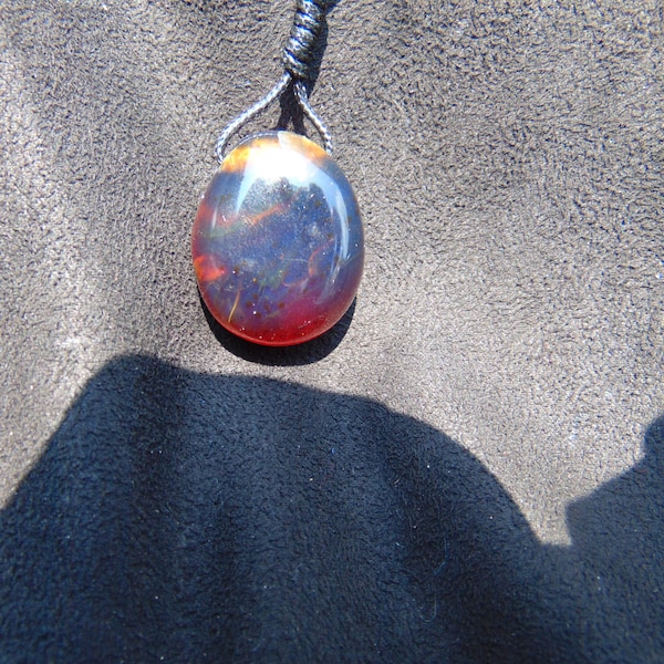 7.12 gr Pendant Indonesia Blue Amber For Healing No.36