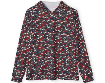 Red, white, and blue Sunshirt