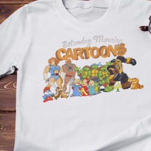 Vintage 80s Saturday Morning Cartoon shirt, 80s cartoon shirt, 80s, 80s cartoon tshirt, 80s nostalgic cartoon shirt, saturday morning