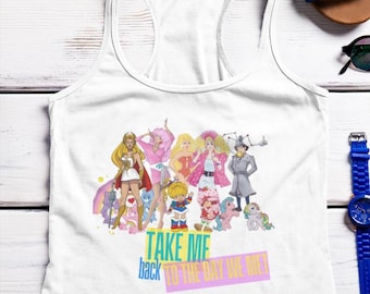 80&#39;s Nostalgic Cartoon Tank Top - Rainbow Brite, 80s cartoon, 80s cartoon tank, 80s, nostalgic tank top, take me back tank top, 80s lover