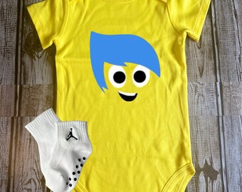 Joy Onesie bodysuit baby shower gift decorations clothing