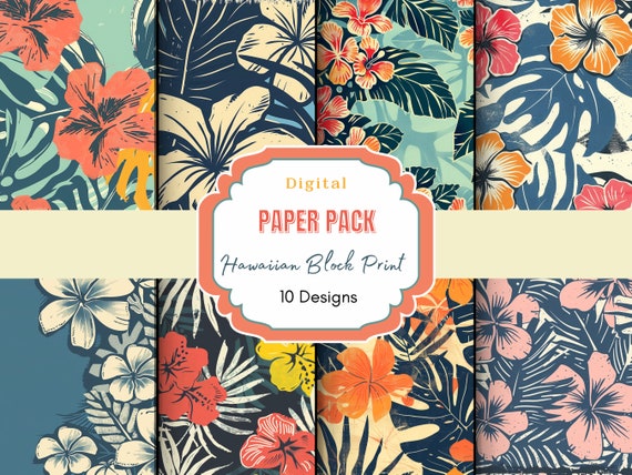 Hawaiian Pattern Seamless