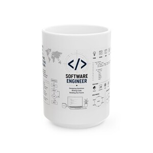 Mug Ingénieur Logiciel, Développeur Logiciel, Cadeau Programmation, Mug Programmeur, Informatique, Cadeau Tech, Mug Développeur, Cadeau STEM image 5