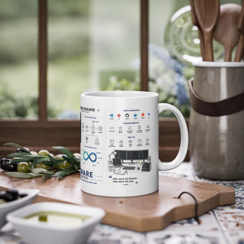 Software Developer Mug, Programmer Coffee Mug, Software Engineer Gift, Coding Mug, Developer Gift, Programmer Gift, Tech Mug, STEM Gift image 5