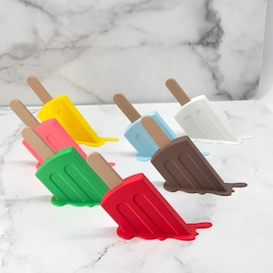 Melting Popsicle Wall Art Room Decor | Colorful Art For Home Display | Kids Room Decor