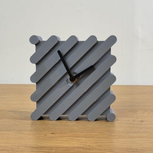 Functional Square Desk Clock | Minimalist Modern Home and Office Decor ...
