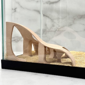 Organic Flow Cave Hideout | Modern Aquarium | Terrarium Decor – Natural-Look Shelter for Fish, Shrimp,Reptiles