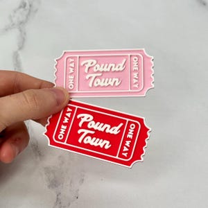 Biglietto Pound Town Regalo di San Valentino per lui Regalo per lei Regalo scherzoso