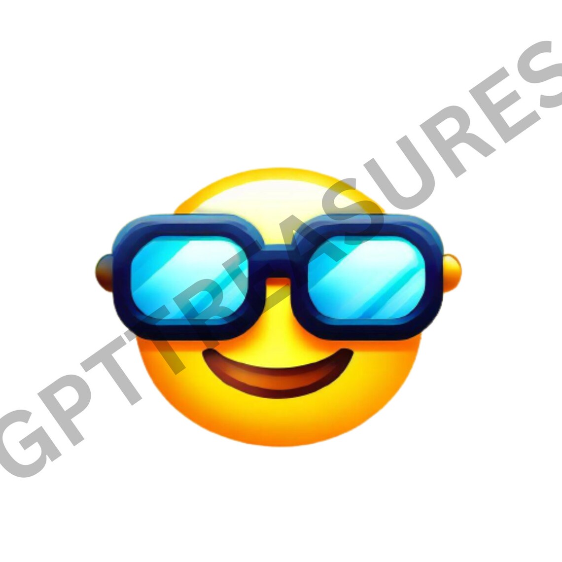 Glasses Emoji PSD and PNG Files Set of 4 Transparent Etsy Canada
