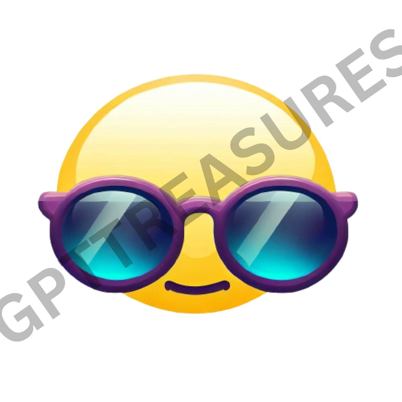 Glasses Emoji PSD and PNG Files Set of 4 Transparent Etsy Canada