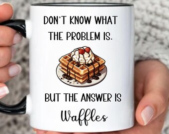 Personalized Waffle Mug – Funny Waffle Lover Gift
