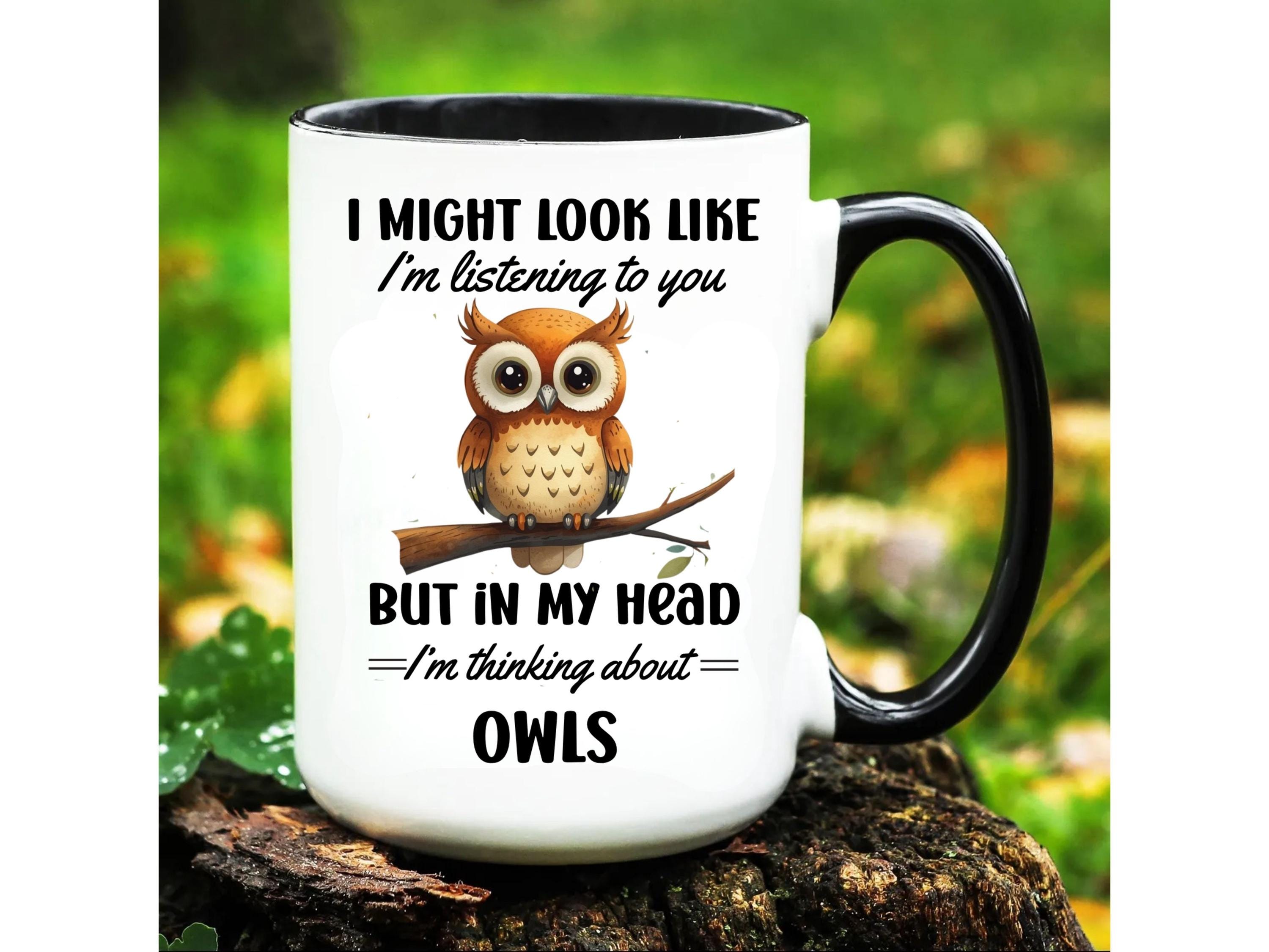 Personalized Custom Owl Mug, Personalized Gift Idea, Owl Lover mug, bird mug,#OWL396
