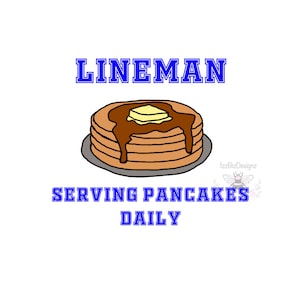 Lineman servindo panquecas diariamente Download digital PNG, impressão por sublimação, impressão direta, download de jogador de futebol
