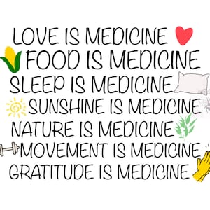 Love Is Medicine Digital Download PNG File Sublimation Printing Image