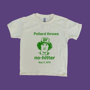 Pollard throws no-hitter - guided by voices tshirt, GBV tshirt, Robert pollard, alien lanes, bee thousand, 90s band shirt