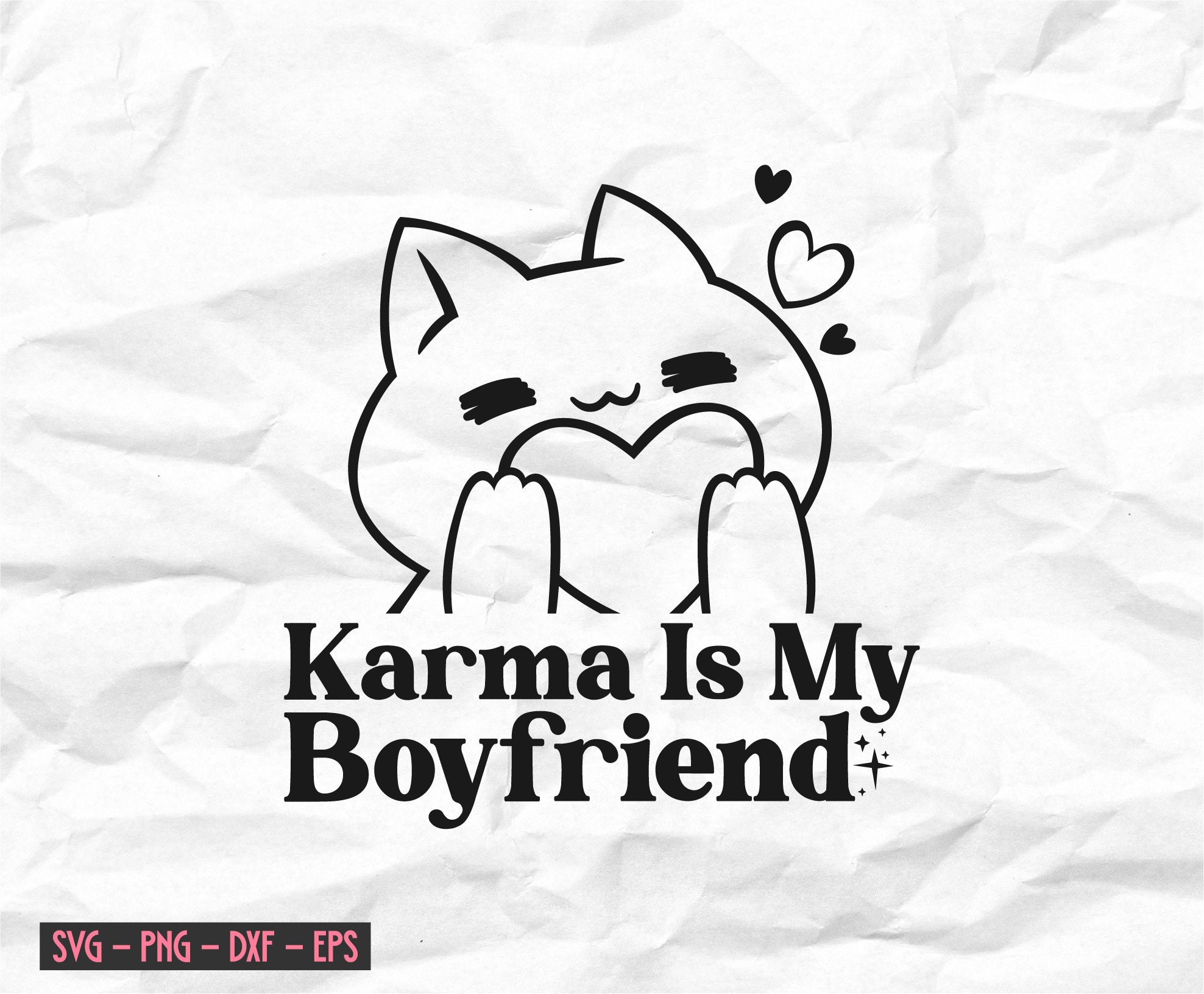 Karma is My Boyfriend SVG Karma is the Guy on the Chiefs Etsy