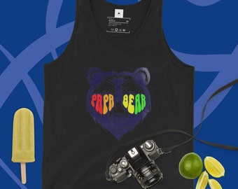 Papa Bear Unisex Tank Top