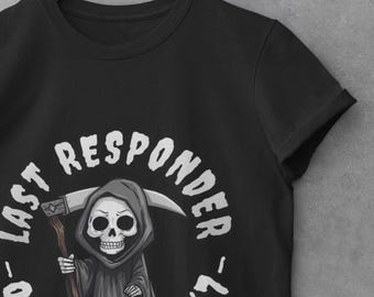 Funny Dark Humor Shirt Grim Reaper Graphic Tee Sarcastic Attitude TShirt