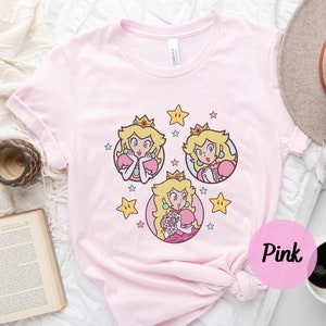 Princess Peach Mario Comfort Colors® Shirt, It’s Peach Time Shirt, Super Mario Shirt, Princess Peach And Friends Shirt, Birthday Girl Shirt