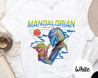 Mandalorian Grogu Shirt, Mandalorian Shirt, Star Wars, Star Wars Shirt, Disney Star Wars Shirt, Mandalorian, Baby Yoda Shirt, Grogu Shirt