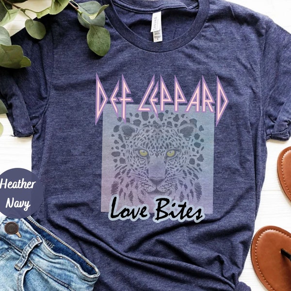 Def Leppard Shirt Gift For Fans, Gift For Music Lover, Rock Band Shirt, Vintage Def Leppard Shirt