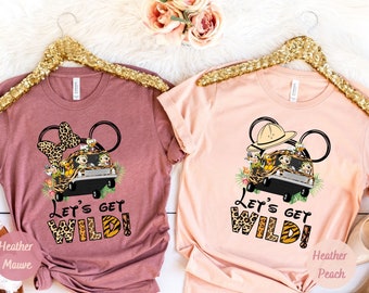 Disney Safari Shirt, Disney Animal Kingdom Shirt, Disney Lets Get Wild Shirt, Custom name shirt, Safari Zoo Shirt, Disney Family tee