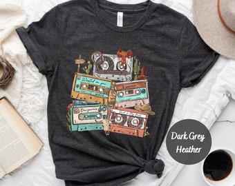90s Shirt,  Retro Shirt, Cassette, Shirt Music Shirt, Cassette Tapes Shirt, Tapes Shirt