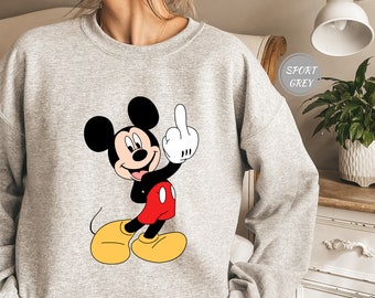 M1ckey FuckSweatshirts , Fuck Sweatshirts for Woman, Adult Humor Sweatshirts , Sarcastic Gift, Sarcastic Sweatshirts , Sarcasm Sweatshirts