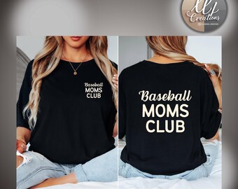 Comfort Colors Baseball Softball Moms Club Tee – Game Day Apparel