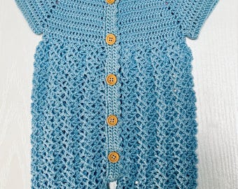 Handmade crochet overalls