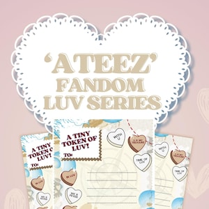 K-Pop Valentines - Fandom Luv Serie | Digital Download Valentinskarten | Ateez Ver.