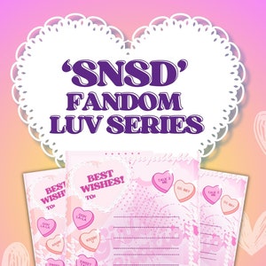 K-Pop Valentines - Fandom Luv Serie | Digital Download Valentinskarten | Girls Generation, SNSD Ver.