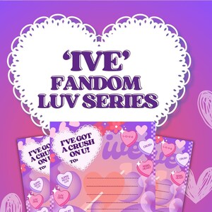 K-Pop Valentines - Fandom Luv Serie | Digital Download Valentinskarten | IVE Ver.