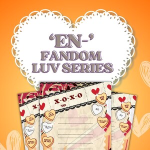 K-Pop Valentines - Fandom Luv Serie | Digital Download Valentinskarten | Enhypen Ver.