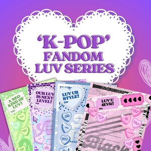 K-Pop Valentines - Fandom Luv Serie | Digital Download Valentinskarten | Komplette Kartenserie Craft