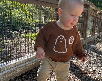 Custom Hand-Embroidered Holiday Sweater