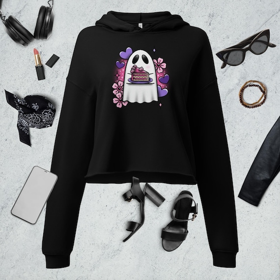 Sweet & Spooky Hoodie | Bella + Canvas 7502 | Crop Hoodie